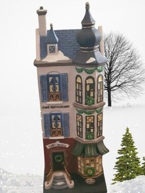 Heritage Village Collection Café Caprice French Restaurant Building Dept 56